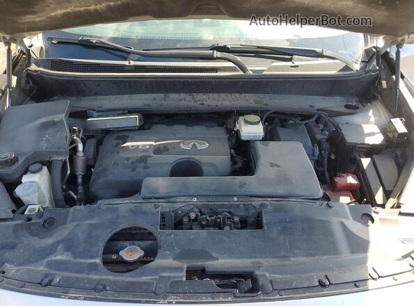 5N1DL0MMXHC521416 2017 INFINITI QX60 Silver Vista del compartimento del motor