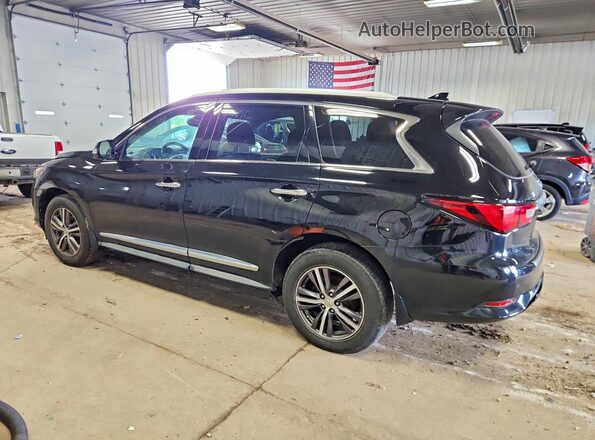 5N1DL0MMXHC550527 2017 INFINITI QX60 Black Trasero izquierdo