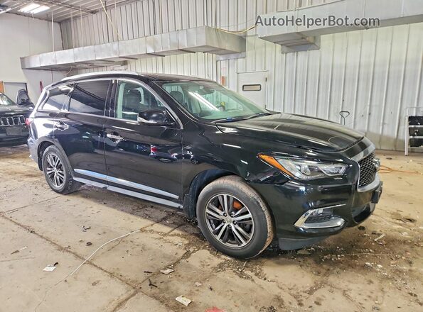 5N1DL0MMXHC550527 2017 INFINITI QX60 Black Delantero derecho