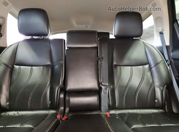 5N1DL0MMXHC550527 2017 INFINITI QX60 Black Vista de los asientos traseros