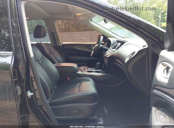 5N1DL0MMXJC514634 2018 INFINITI QX60 Black Front interior view