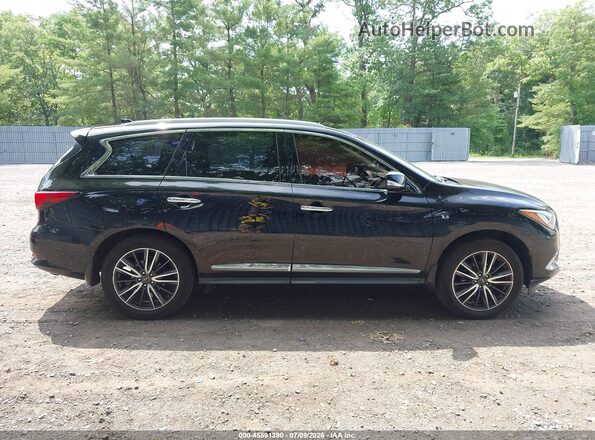 5N1DL0MMXJC514634 2018 INFINITI QX60 Black Rear interior view