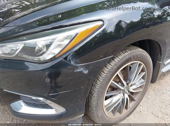 5N1DL0MMXJC514634 2018 INFINITI QX60 Black Front view