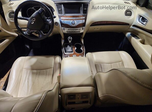 5N1DL0MMXJC528095 2018 INFINITI QX60 White Առջևի վահանակի տեսք