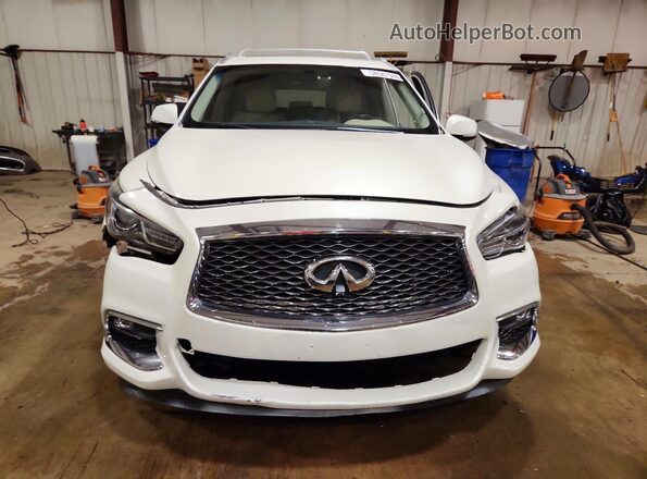 5N1DL0MMXJC528095 2018 INFINITI QX60 White Դիմացի տեսք