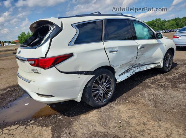 5N1DL0MMXKC515333 2019 INFINITI QX60 White უკანა მარჯვენა