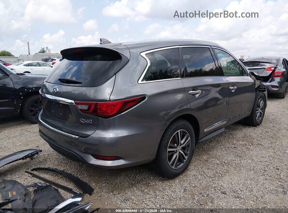 5N1DL0MMXKC517549 2019 INFINITI QX60 Gray Հետևի աջ