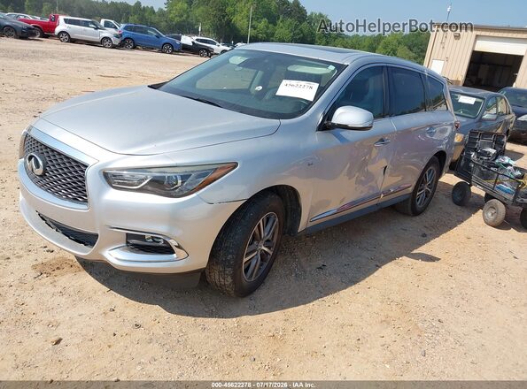 5N1DL0MMXKC520578 2019 INFINITI QX60 Silver Առջևի ձախ երեք քառորդ տեսարան