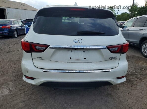 5N1DL0MMXKC548686 2019 INFINITI QX60 Белый Вид сзади