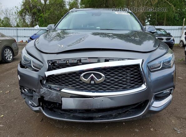 5N1DL0MMXKC550888 2019 INFINITI QX60 Charcoal Դիմացի տեսք