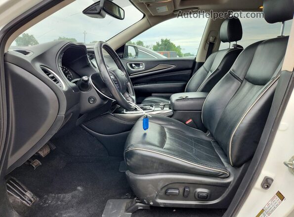 5N1DL0MMXLC517522 2020 INFINITI QX60 White Widok wnętrza z przodu