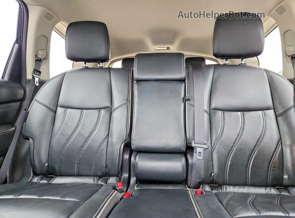 5N1DL0MMXLC517522 2020 INFINITI QX60 White Widok tylnych siedzeń