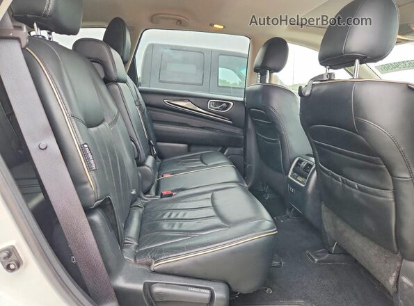 5N1DL0MMXLC517522 2020 INFINITI QX60 White Widok wnętrza z tyłu