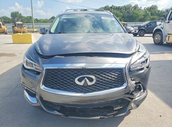 5N1DL0MMXLC524826 2020 INFINITI QX60 Silver Front view