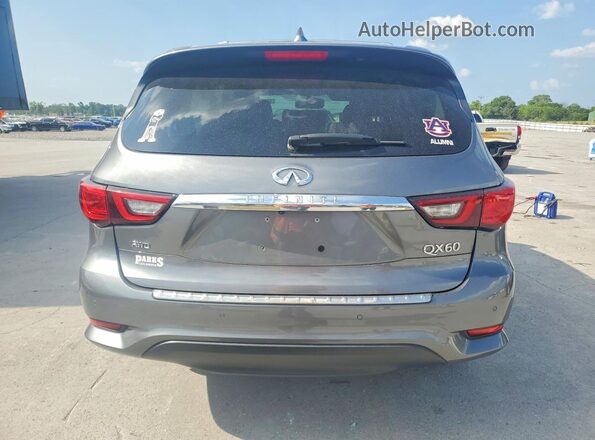 5N1DL0MMXLC524826 2020 INFINITI QX60 Silver Rear view