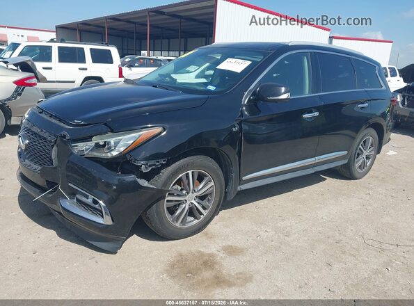 5N1DL0MN0HC513852 2017 INFINITI QX60 Black Front left