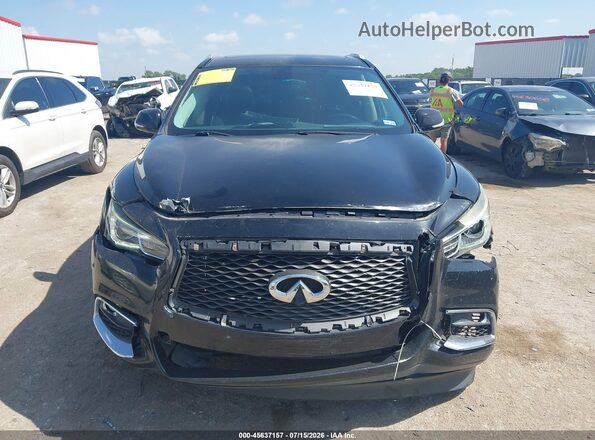 5N1DL0MN0HC513852 2017 INFINITI QX60 Black Dashboard view