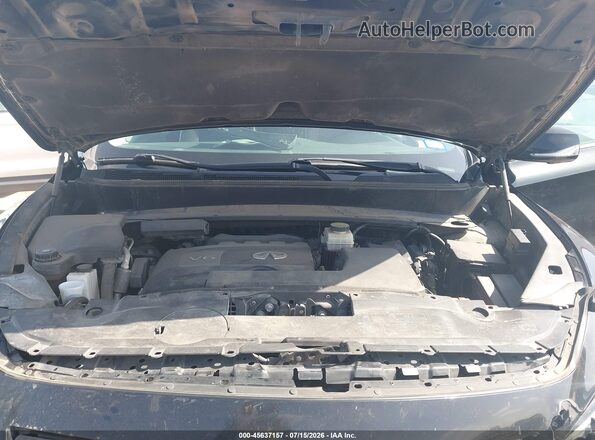 5N1DL0MN0HC513852 2017 INFINITI QX60 Black Engine compartment view
