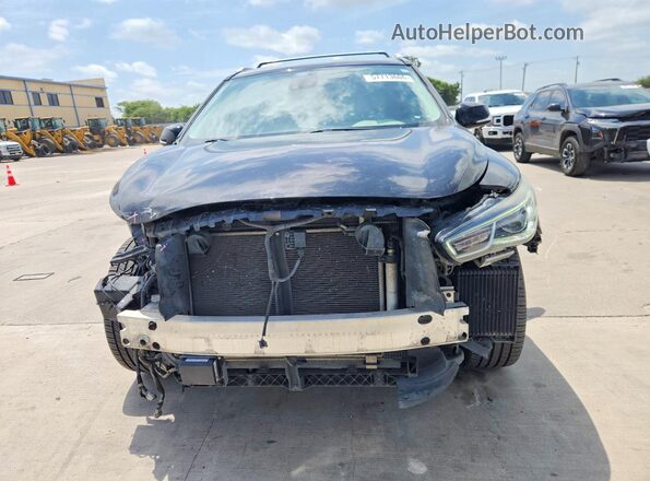 5N1DL0MN0HC516024 2017 INFINITI QX60 Black წინა ხედი