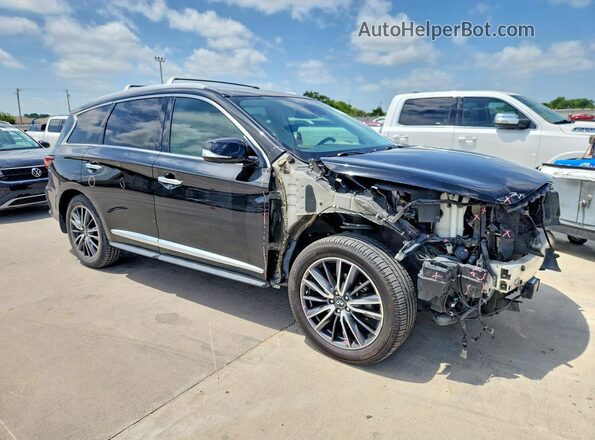 5N1DL0MN0HC516024 2017 INFINITI QX60 Black წინა მარჯვენა
