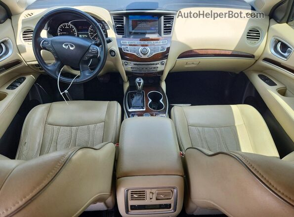 5N1DL0MN0HC516024 2017 INFINITI QX60 Black წინა პანელის ხედი