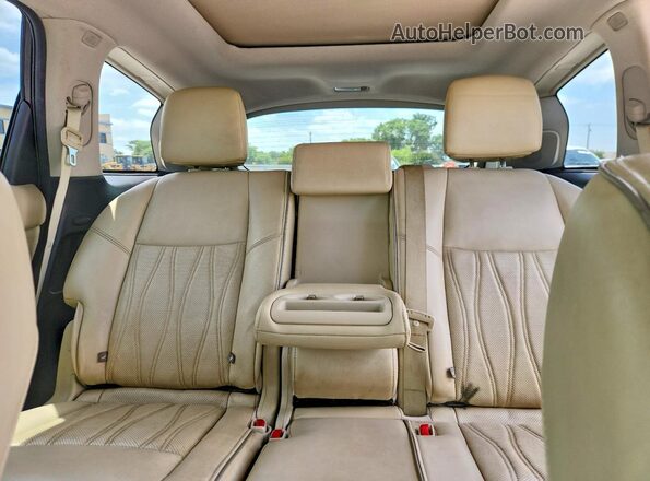 5N1DL0MN0HC516024 2017 INFINITI QX60 Black უკანა სავარძლების ხედი