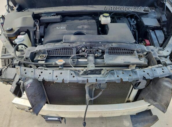 5N1DL0MN0HC516024 2017 INFINITI QX60 Black ძრავის განყოფილების ხედი