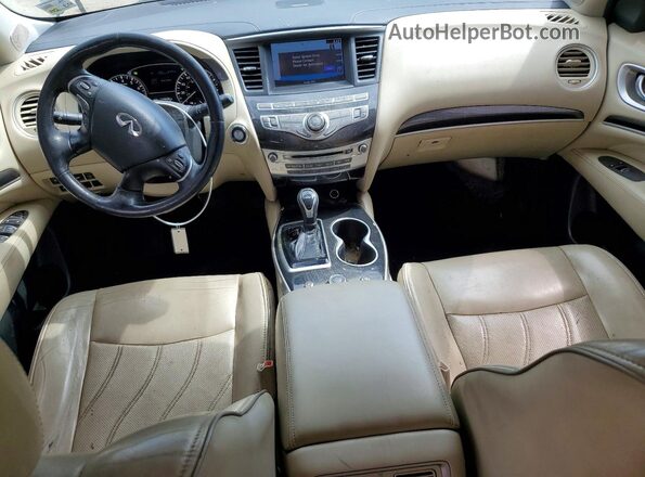 5N1DL0MN0HC521546 2017 INFINITI QX60 Green Widok deski rozdzielczej