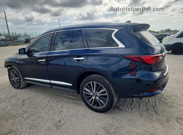 5N1DL0MN0KC508674 2019 INFINITI QX60 Blue Հետևի ձախ