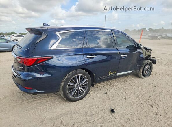 5N1DL0MN0KC508674 2019 INFINITI QX60 Blue Հետևի աջ