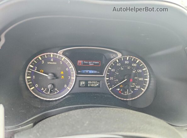 5N1DL0MN0KC508674 2019 INFINITI QX60 Blue Սարքավորումների վահանակի տեսք