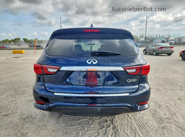 5N1DL0MN0KC508674 2019 INFINITI QX60 Blue Հետևի տեսք