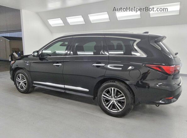 5N1DL0MN0LC504576 2020 INFINITI QX60 Black Հետևի ձախ