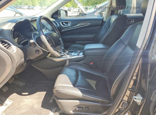 5N1DL0MN0LC527047 2020 INFINITI QX60 Черный Вид салона спереди