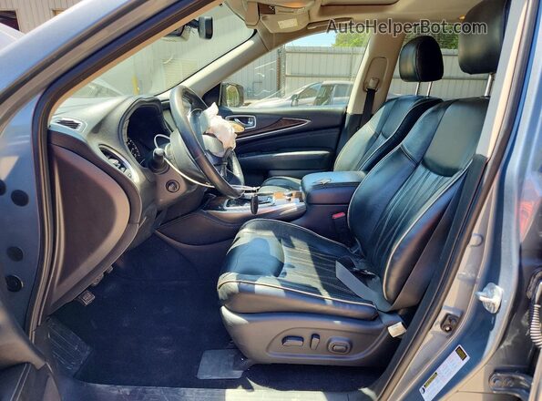 5N1DL0MN1HC511186 2017 INFINITI QX60 Silver Вид салону спереду
