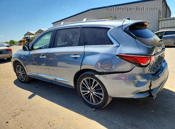 5N1DL0MN1HC511186 2017 INFINITI QX60 Silver Задня ліва чверть
