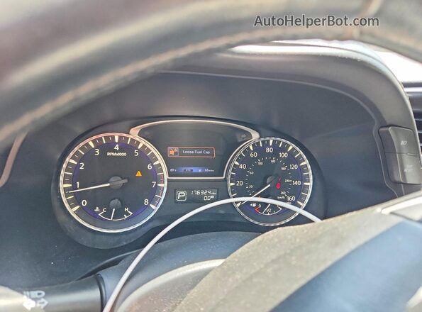 5N1DL0MN1HC511186 2017 INFINITI QX60 Silver Вид щитка приладів