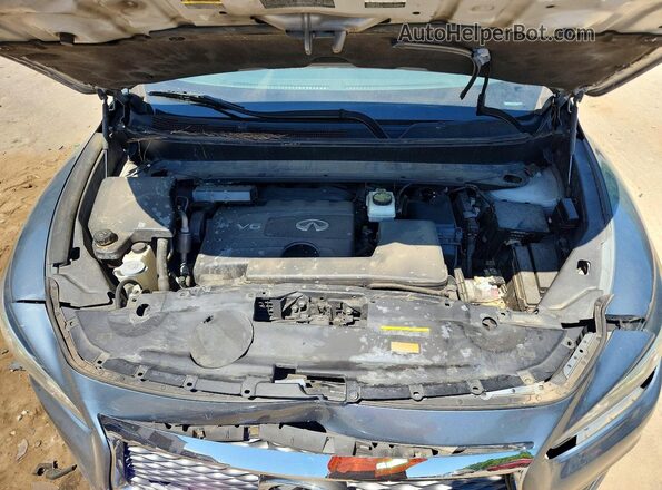 5N1DL0MN1HC511186 2017 INFINITI QX60 Silver Вид підкапотного простору