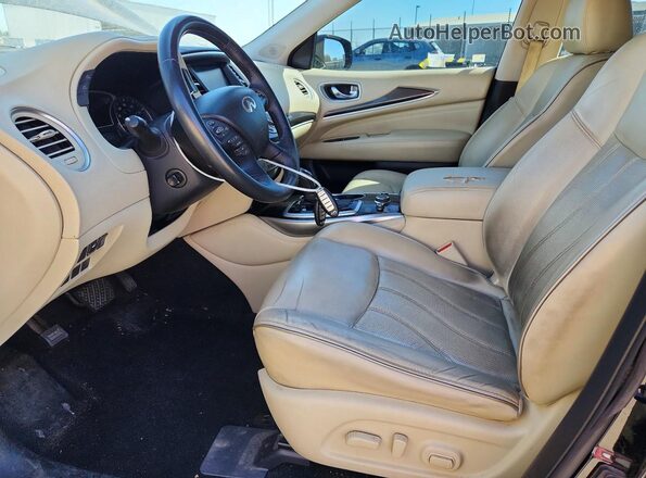 5N1DL0MN1HC518705 2017 INFINITI QX60 Black Սալոնի դիմացի տեսք