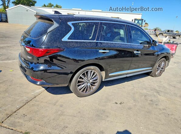 5N1DL0MN1HC518705 2017 INFINITI QX60 Black Հետևի աջ