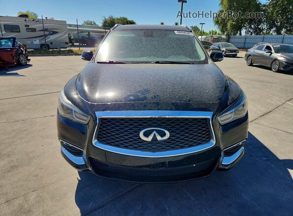 5N1DL0MN1HC518705 2017 INFINITI QX60 Black Դիմացի տեսք