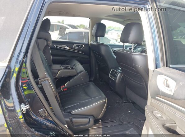 5N1DL0MN1HC540770 2017 INFINITI QX60 Blue Vista de la etiqueta del VIN