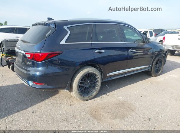 5N1DL0MN1HC540770 2017 INFINITI QX60 Blue Trasero derecho
