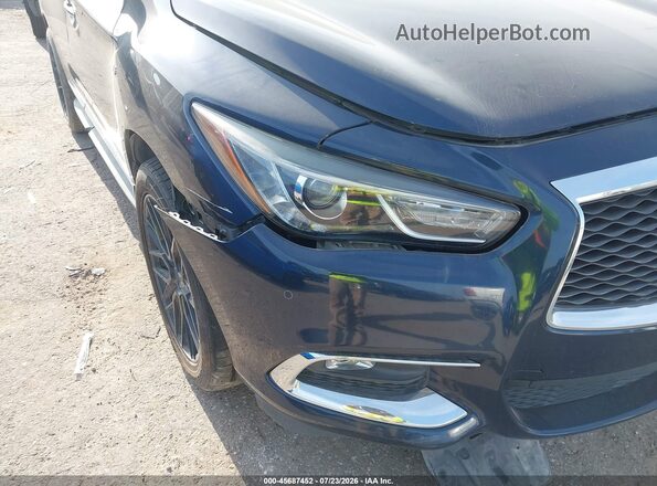 5N1DL0MN1HC540770 2017 INFINITI QX60 Blue Vista frontal