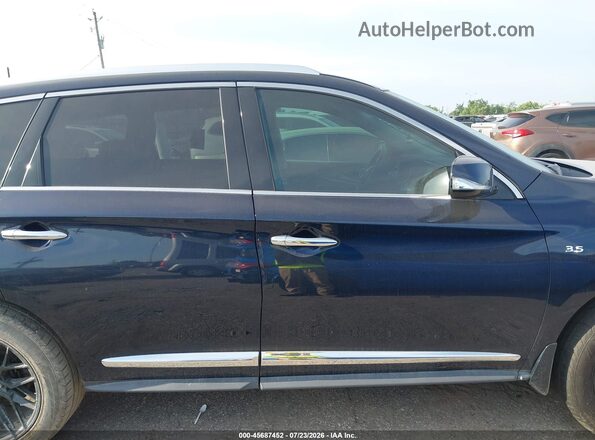 5N1DL0MN1HC540770 2017 INFINITI QX60 Blue Vista interior trasera