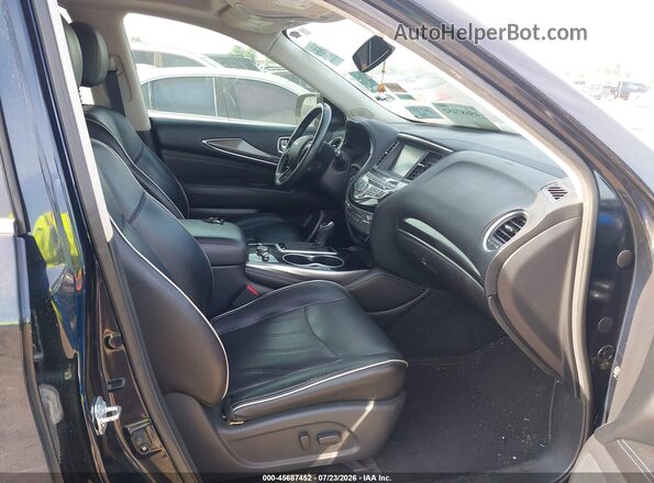 5N1DL0MN1HC540770 2017 INFINITI QX60 Blue Vista interior delantera