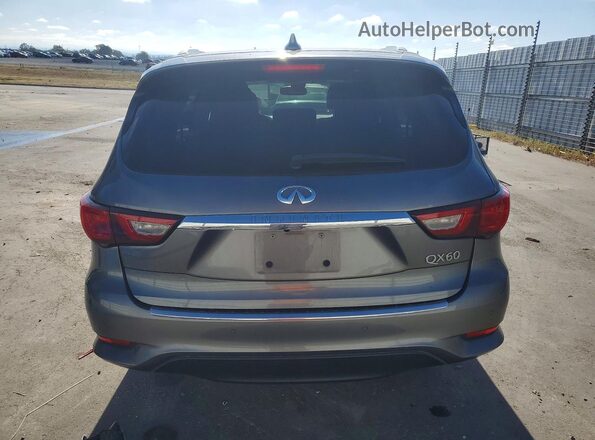 5N1DL0MN1HC546293 2017 INFINITI QX60 Silver Vista trasera