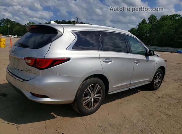 5N1DL0MN1HC548951 2017 INFINITI QX60 Silver უკანა მარჯვენა