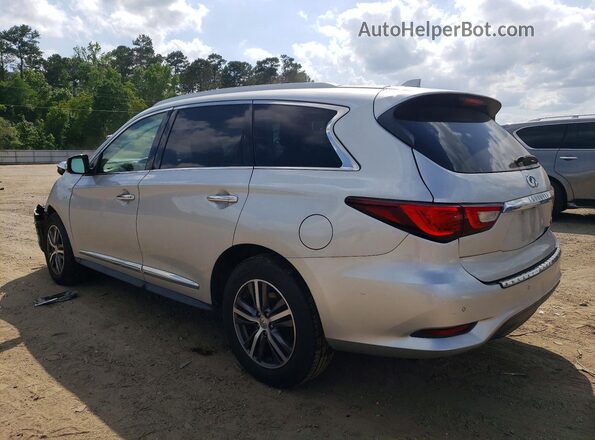 5N1DL0MN1HC548951 2017 INFINITI QX60 Silver უკანა მარცხენა
