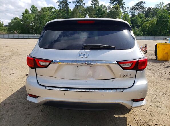 5N1DL0MN1HC548951 2017 INFINITI QX60 Silver უკანა ხედი